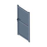DiagonalElegance | Aluminium Diagonal Slat Garden Gate
