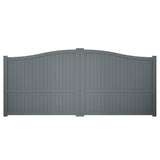 CurveGuard | Aluminium Full Privacy Curved Top Driveway Gate