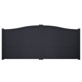 CurveGuard | Aluminium Full Privacy Curved Top Driveway Gate
