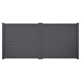 HorizonLine | Aluminium Full Privacy Horizontal Slat Driveway Gate