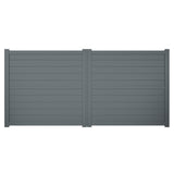 HorizonLine | Aluminium Full Privacy Horizontal Slat Driveway Gate