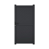 DiagonalElegance | Aluminium Diagonal Slat Garden Gate