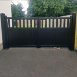 OpenSky | Aluminium Partial Privacy Open-Top Driveway Gate