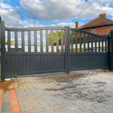 SkyView Elite | Aluminium Partial Privacy Driveway Gate