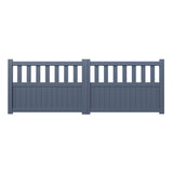 OpenSky | Aluminium Partial Privacy Open-Top Driveway Gate