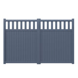 OpenSky | Aluminium Partial Privacy Open-Top Driveway Gate