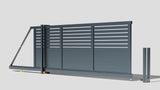 Automatic Cantilever Sliding Gate (Half Slat Main)