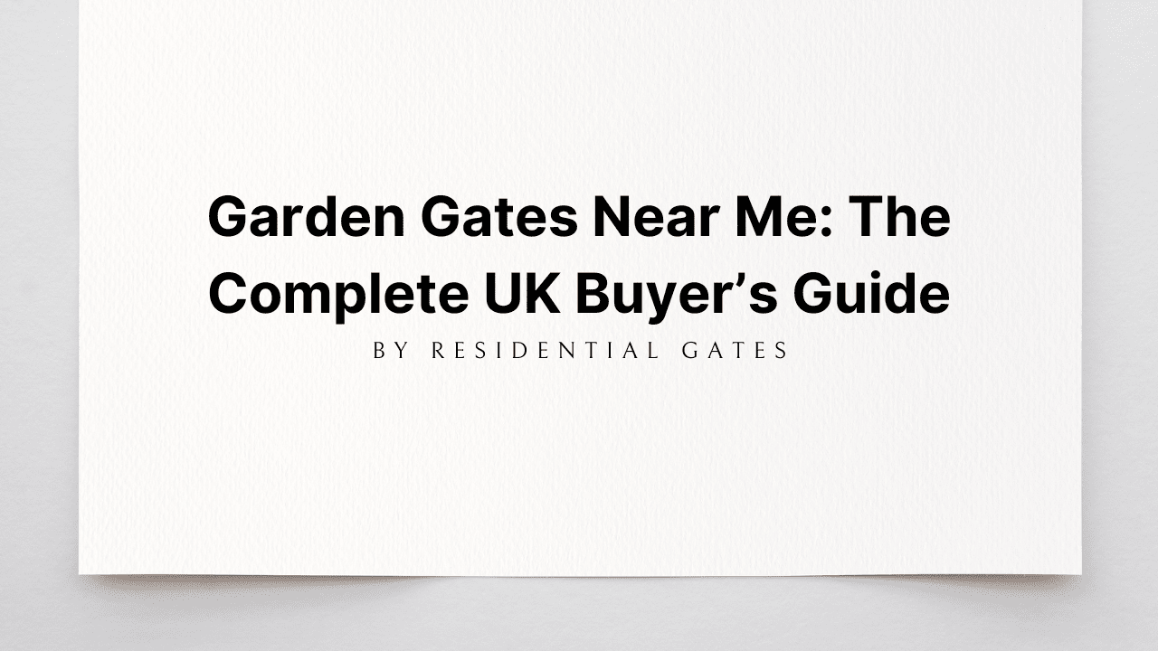 Top Garden Gates Near Me: Explore Quality Options for Your Home ...