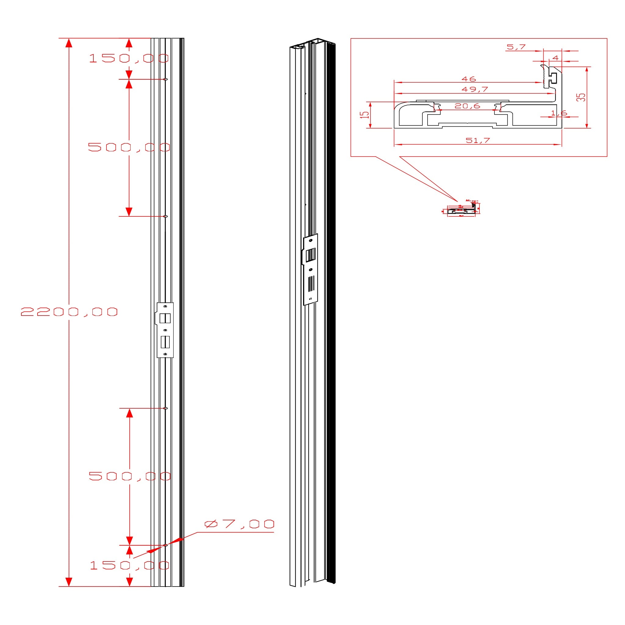 Full Length Lock Keep Receiver