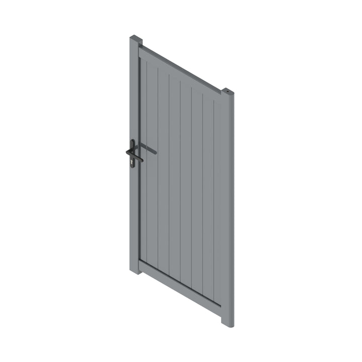 Vertical Solid Infill Aluminium Garden Gate