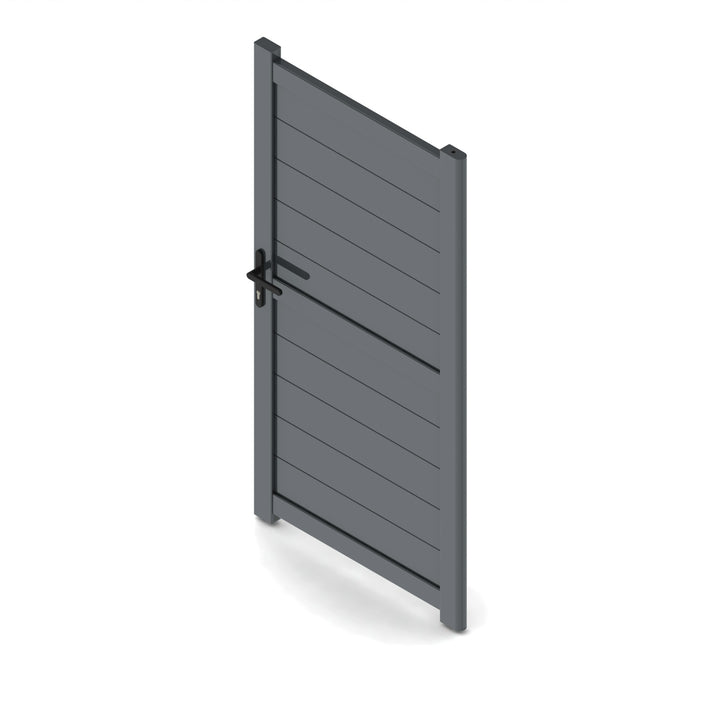 Horizontal Solid Infill Aluminium Garden Gate