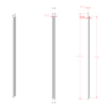 Aluminium Receiver Mount Post