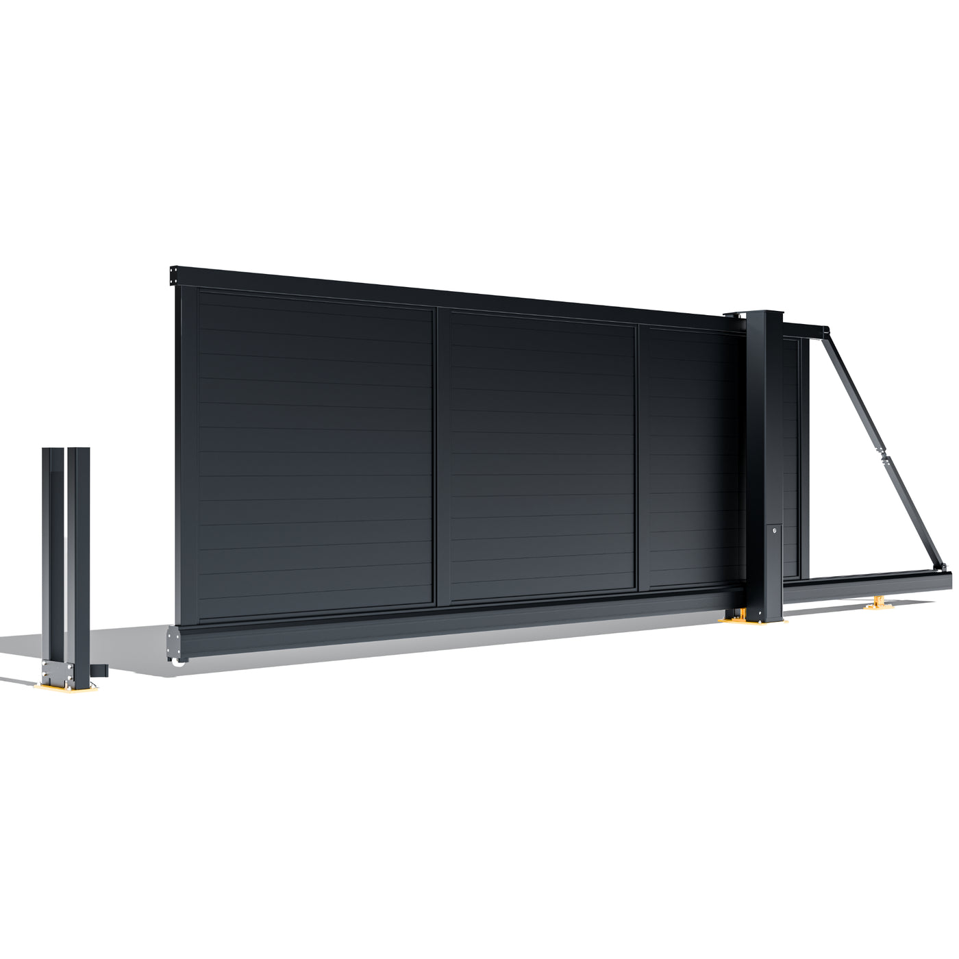 Cantilever sliding gates