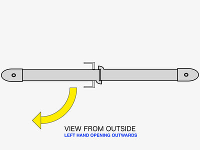 LH opening outwards