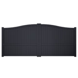 CurveGuard | Aluminium Full Privacy Curved Top Driveway Gate