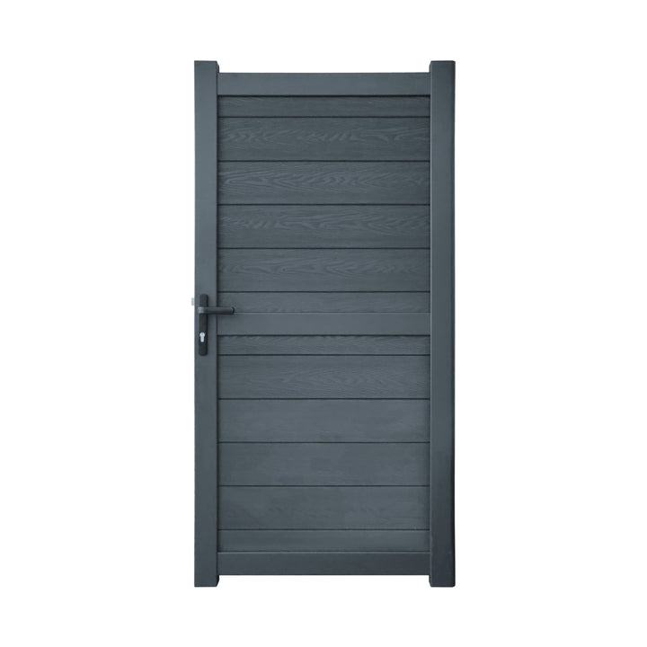 Horizontal Solid Infill Composite Garden Gate