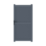 DiagonalElegance | Aluminium Diagonal Slat Garden Gate