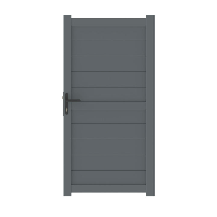 Horizontal Solid Infill Aluminium Garden Gate