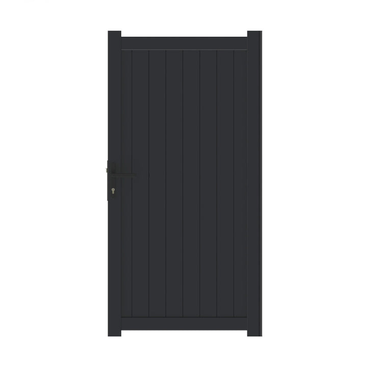 Vertical Solid Infill Aluminium Garden Gate