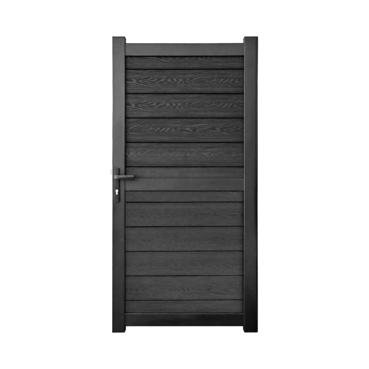 Horizontal Solid Infill Composite Garden Gate
