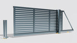 Manual Cantilever Sliding Gate (Full Open Slat Main)